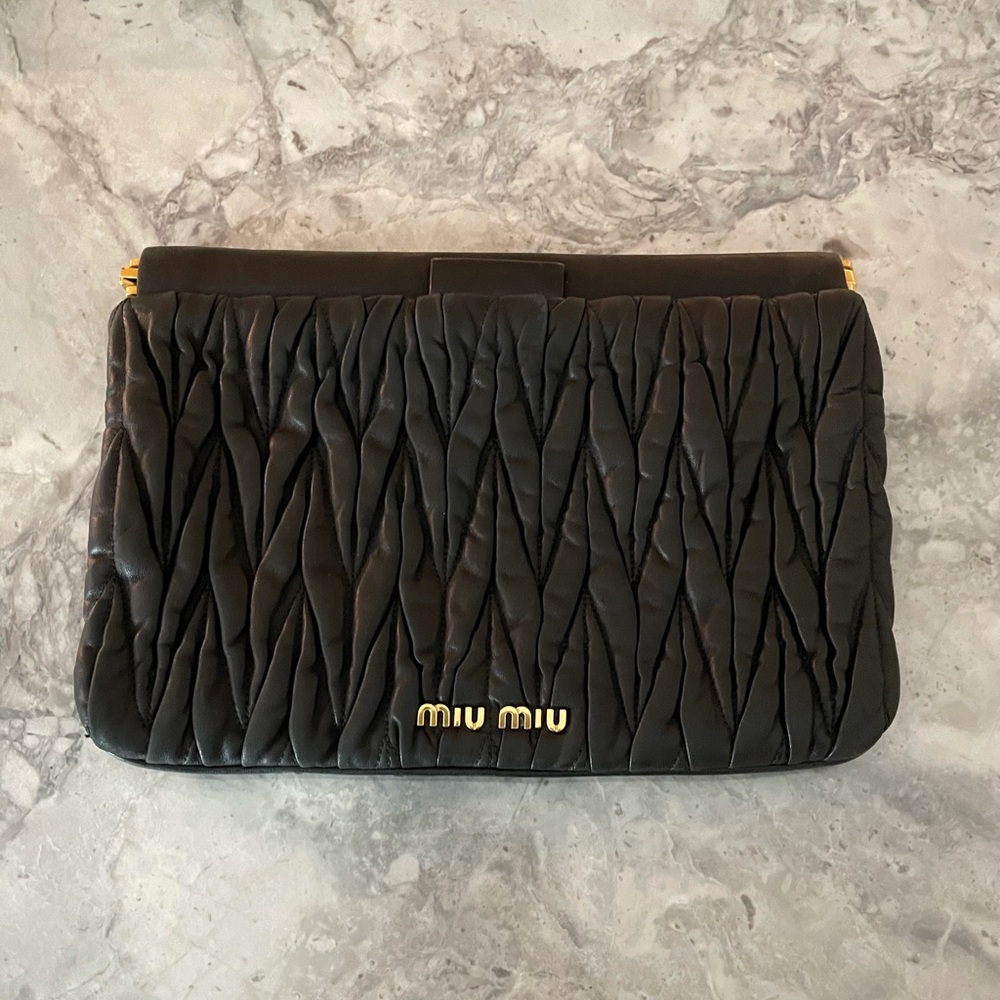 Miu Miu Metalasse Clutch
